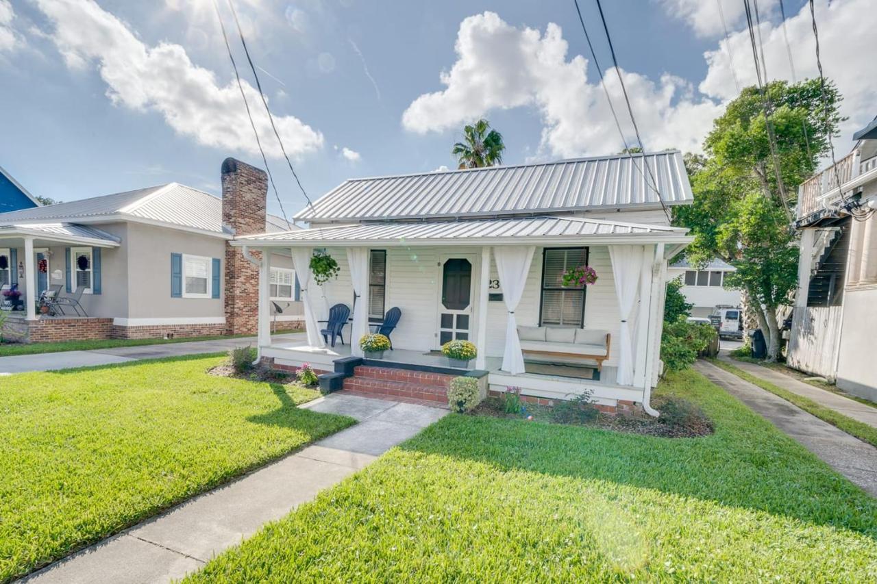 Updated Early 1900S 2Br Cottage Walking Distance To Downtown With Onsite Parking St. Augustine Exterior foto